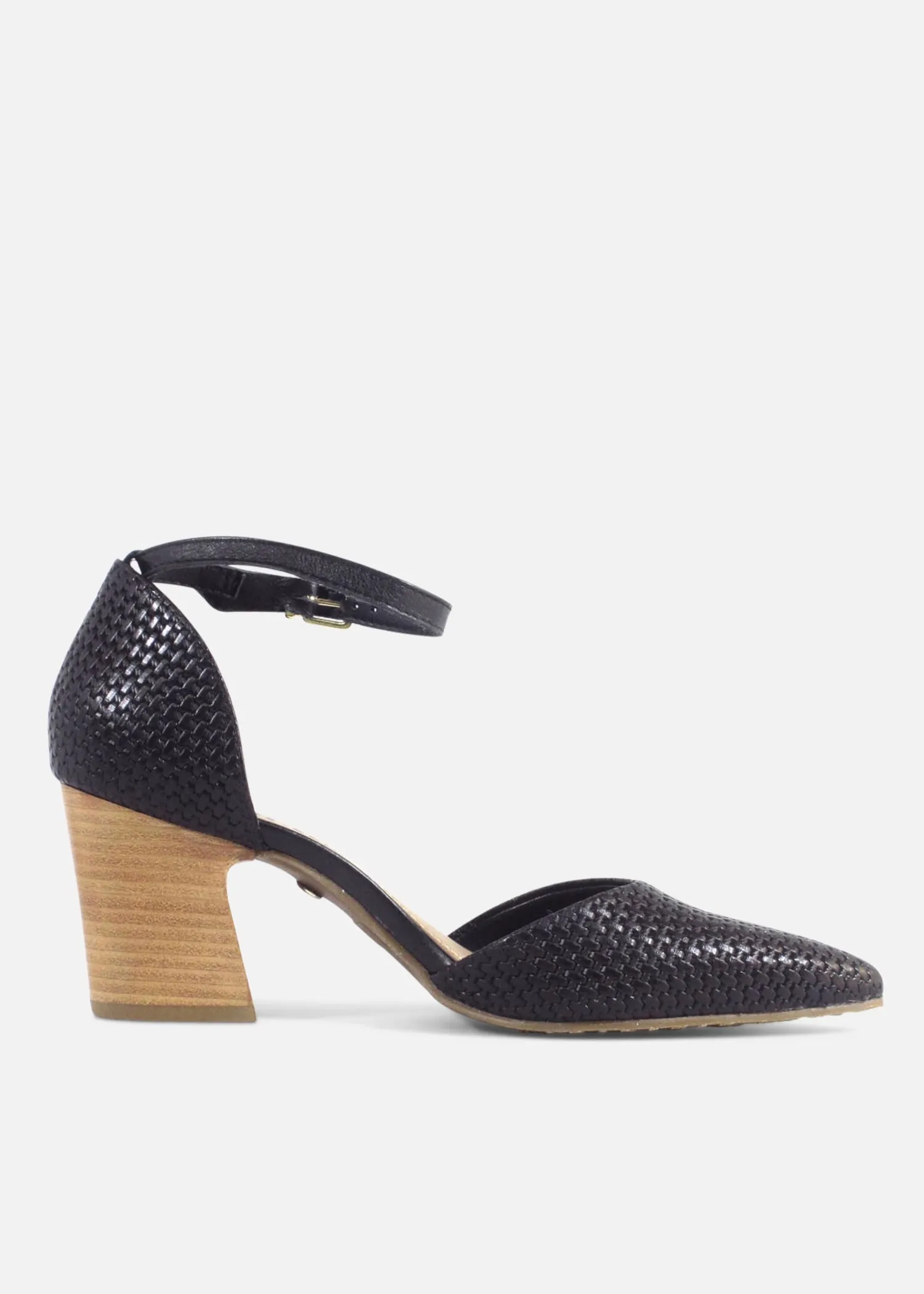 Miracle Woven Block Heeks