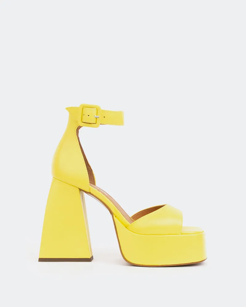 Moore, Yellow Leather/Cuir Jaune