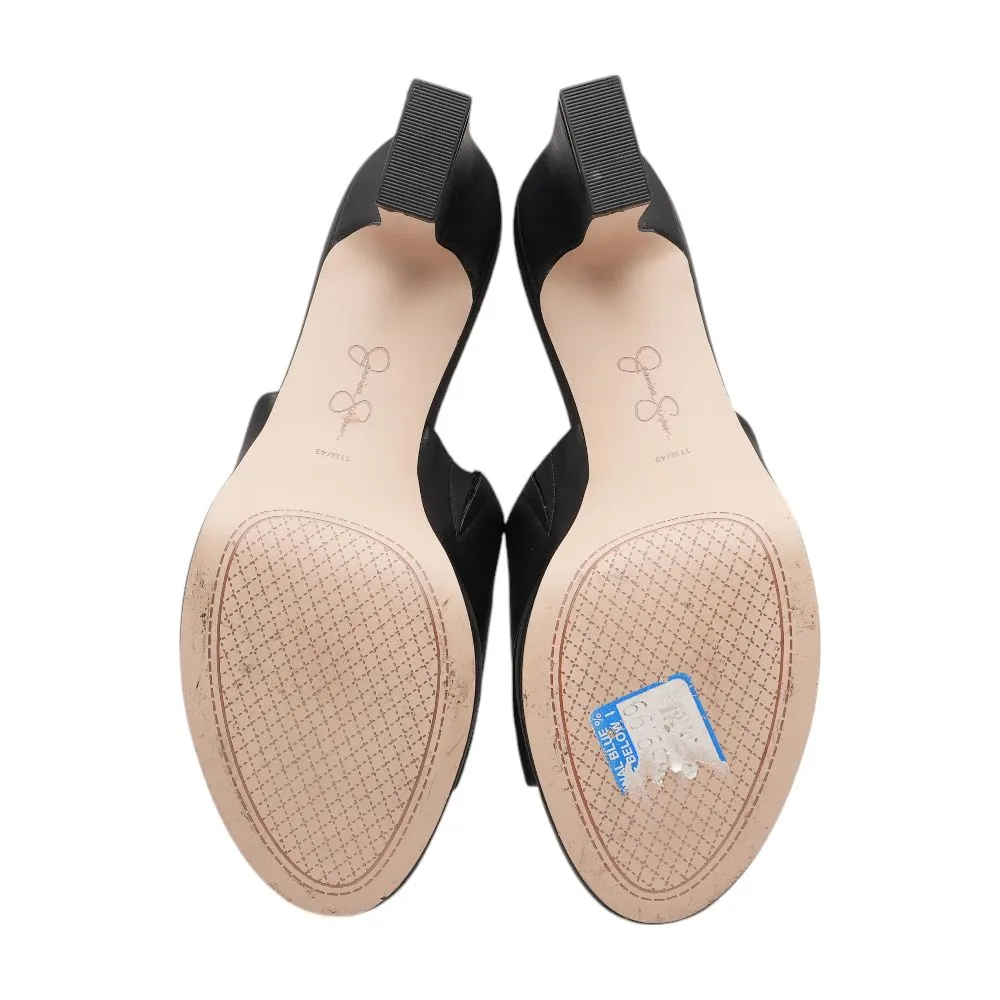 Navy Platform Heels