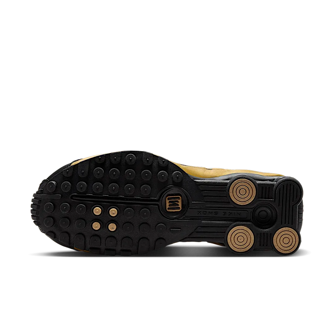 Nike Shox R4 Black Metallic Gold