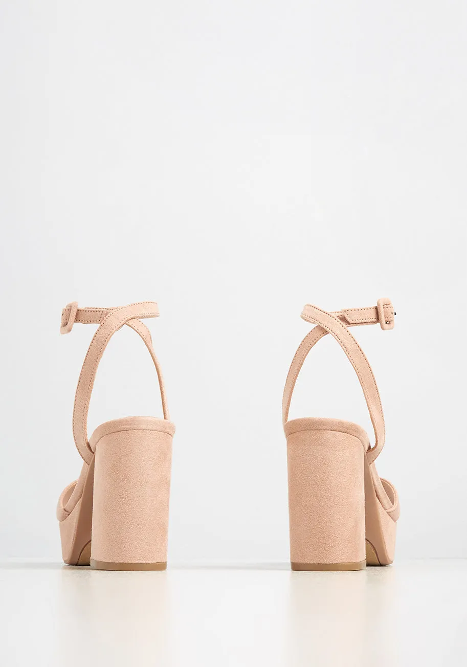 Nod to the Nineties Platform Sandal