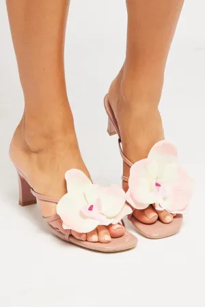 Pink Orchid Heeled Sandals