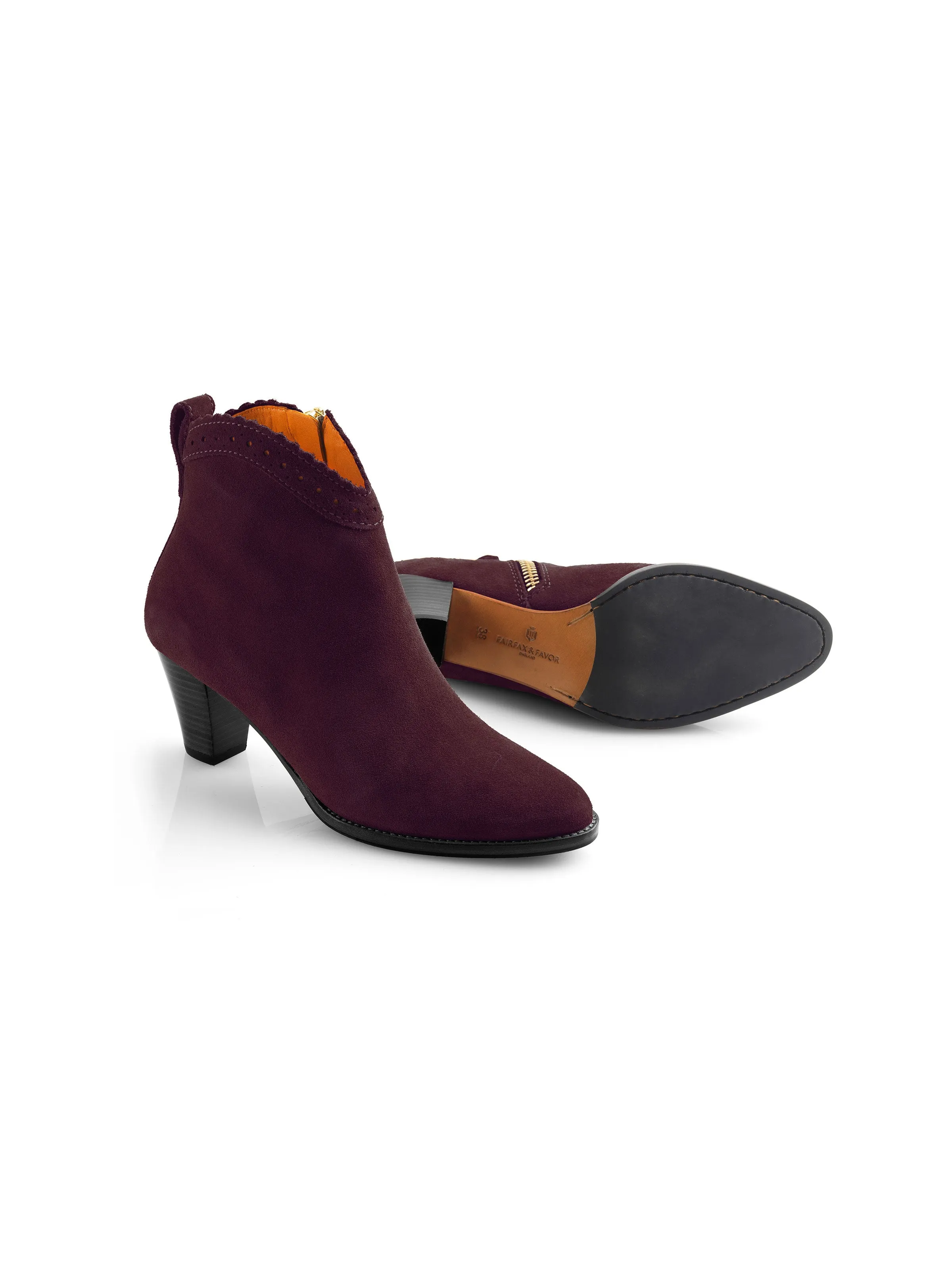 Regina Ankle Boot - Plum
