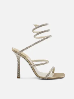 René Caovilla Wraparound Heeled Sandals