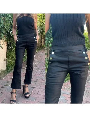 Sofia Crop, Black