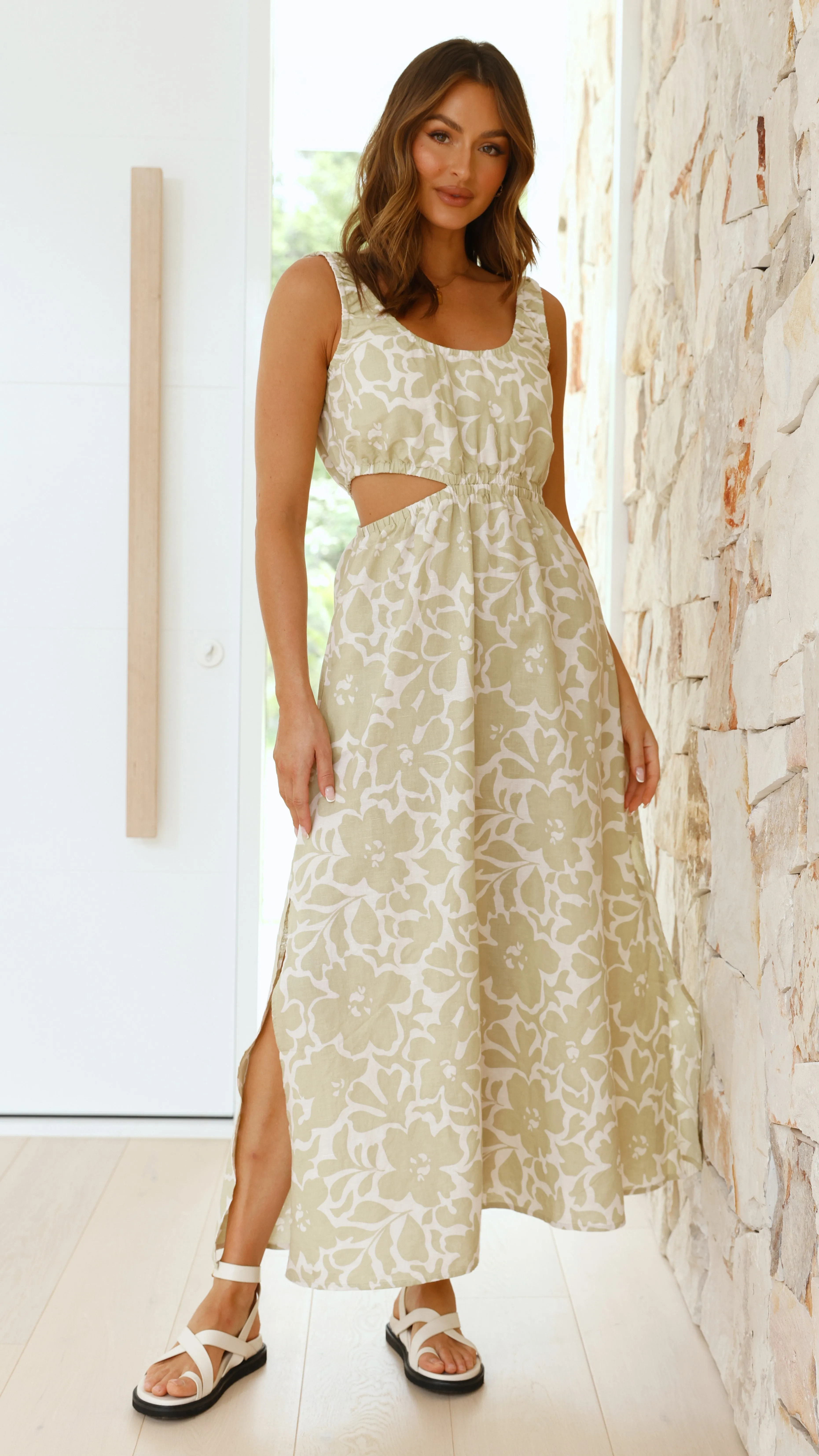 Soraya Maxi Dress - Aloe