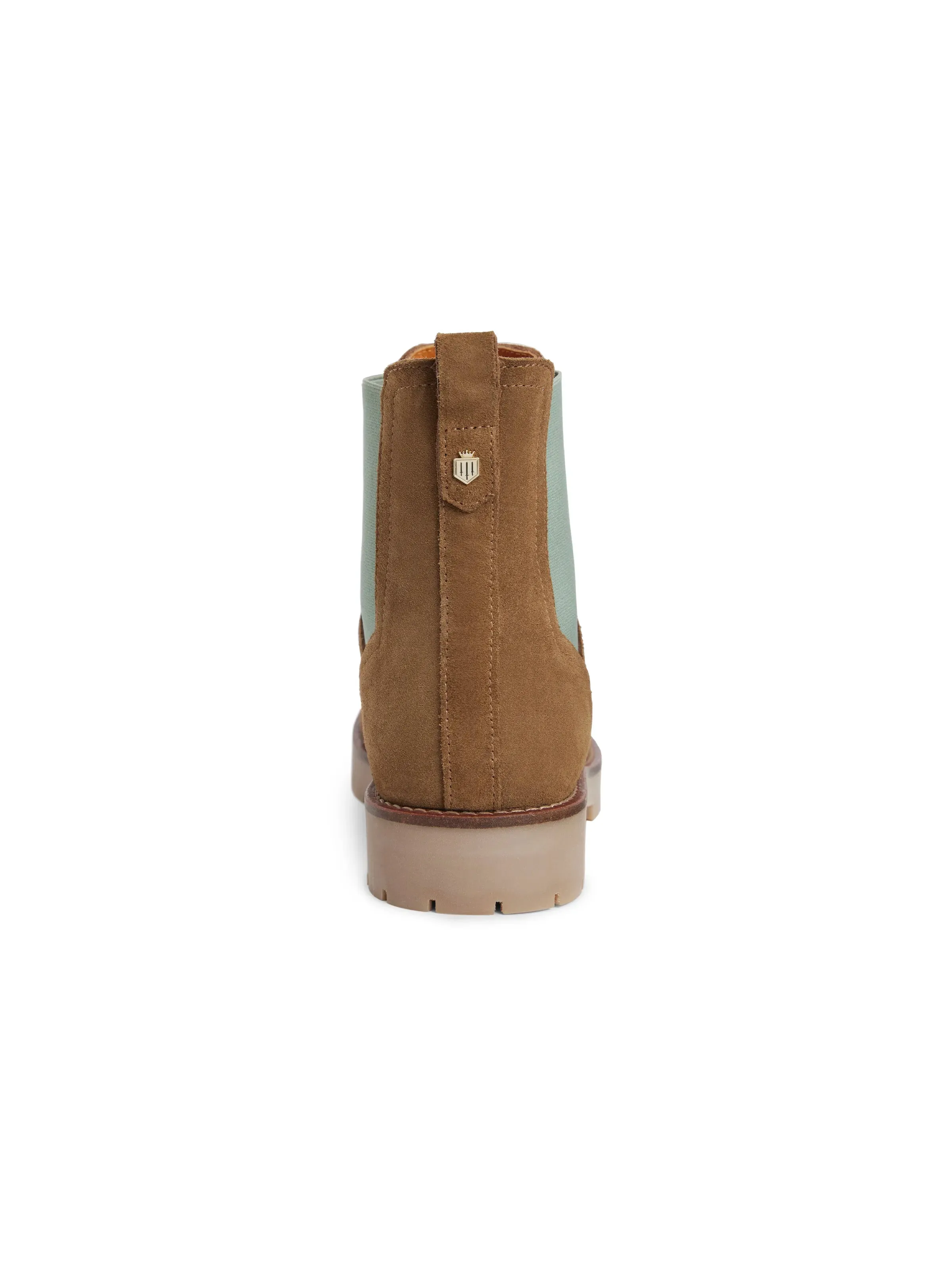 Summer Boudica - Tan Suede and Mint