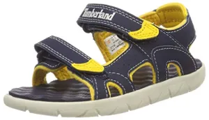 Timberland Unisex-Kinder Perkins Row-2-Strap Sandalen. Blau (Black Iris Xu0). 27 EU
