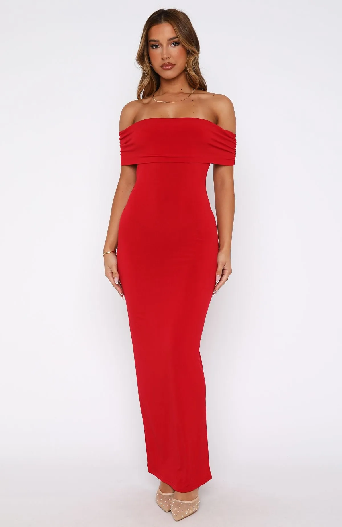 Truth Over Lies Maxi Dress Cherry