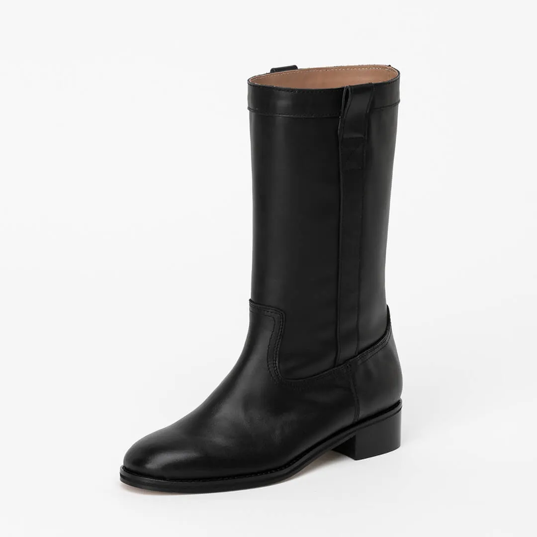 *UK size 2 - CHILLIN - black, 3.5cm heels