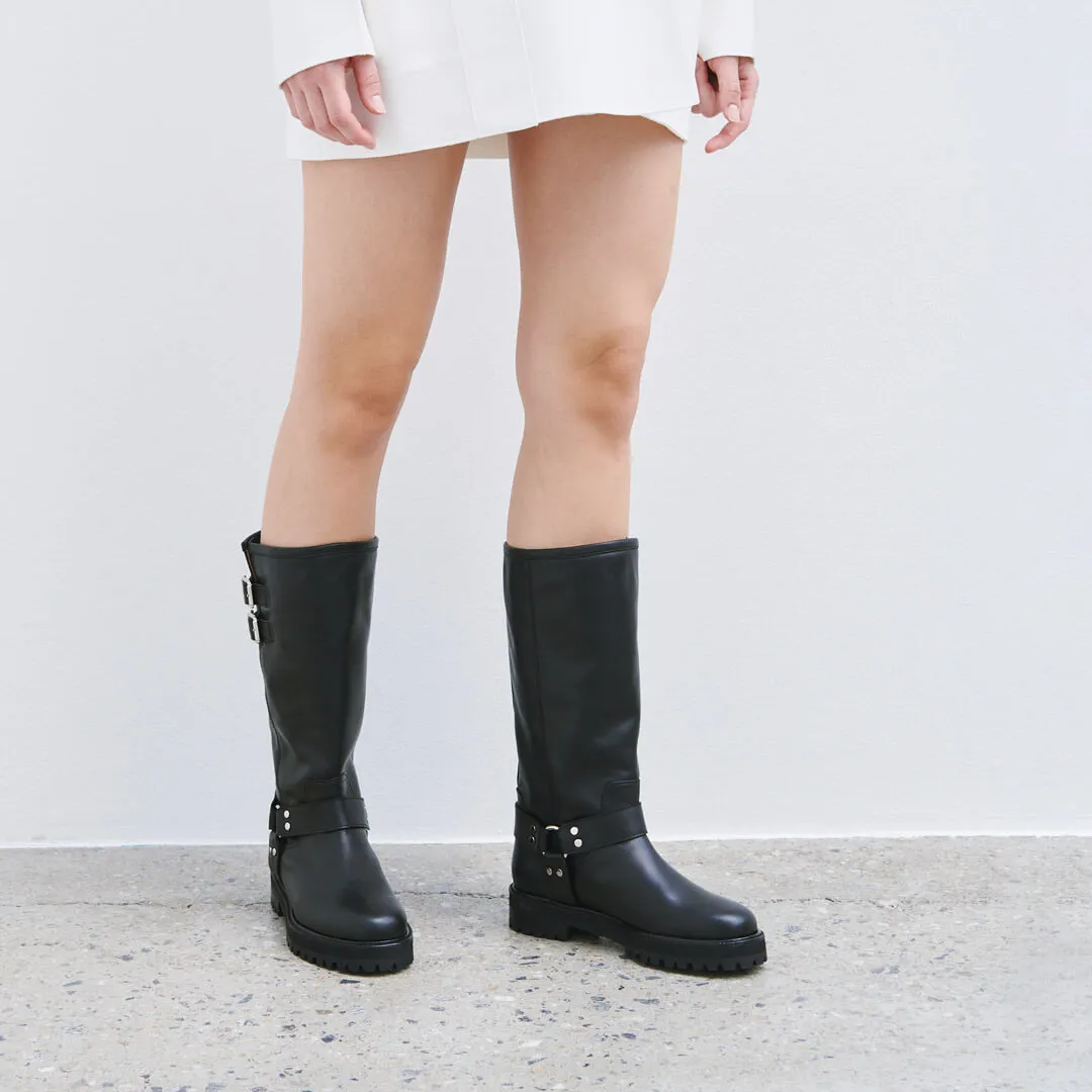 *UK size 3 - DEDE - black, 3cm heels