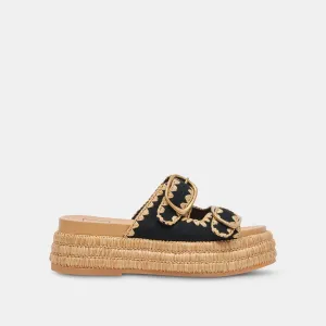 WANIKA SANDALS ONYX NUBUCK - re:vita